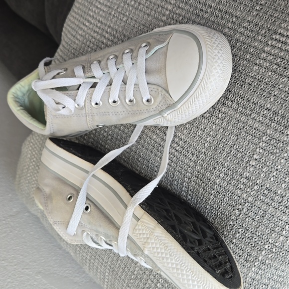 Converse 558659F Chunky Taylor All Star Low Top Madison Women Sneakers Gray - Picture 11 of 12